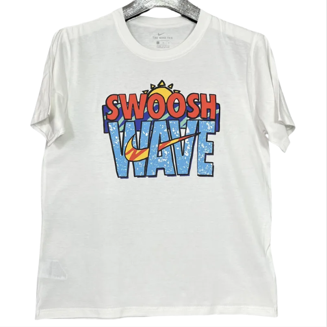 T256 NK White High Quality Casual T-Shirt