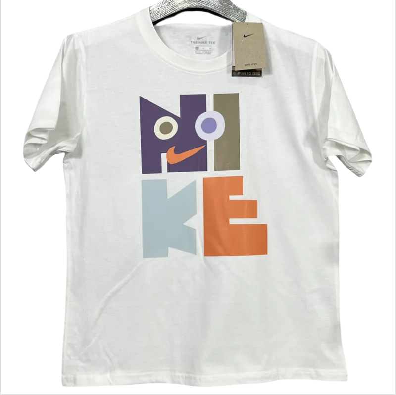 T217 NK White High Quality Casual T-Shirt