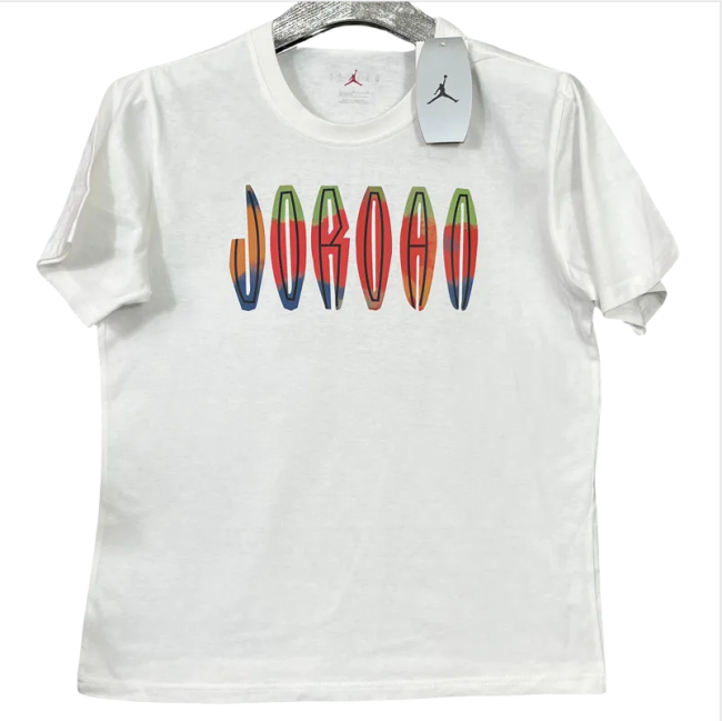 T236 Jordan White High Quality Casual T-Shirt