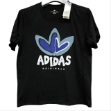 T268 三叶草 Black High Quality Casual T-Shirt