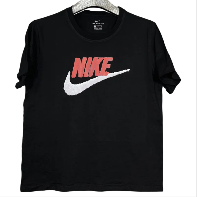 T254 NK Black High Quality Casual T-Shirt