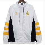 24-25  Real Madrid  White Windbreaker
