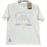T242 NK White High Quality Casual T-Shirt