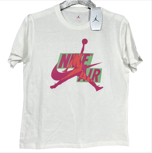 T249 Jordan White High Quality Casual T-Shirt