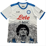 21-22 Napoli White Commemorative Edition Fans Soccer Jersey