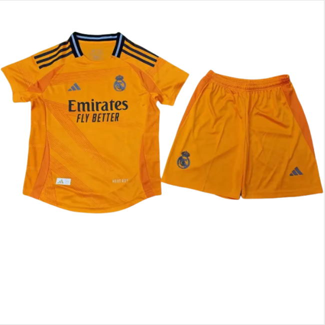 24-25  Real Madrid  Away Kids Player Version Soccer Jersey