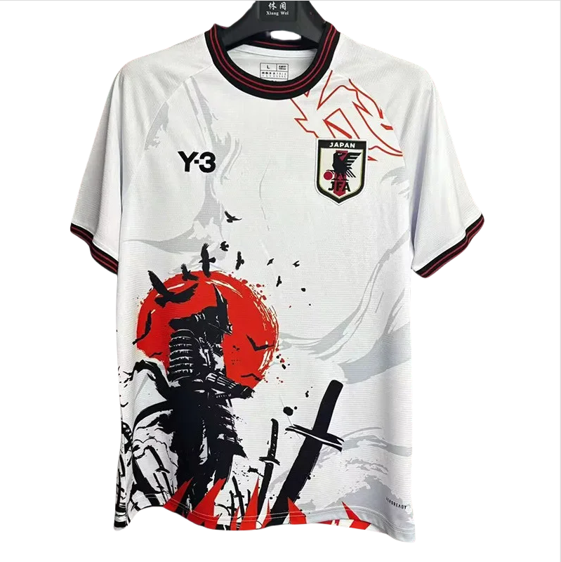 24-25 Japan Y3 White Special Edition Fans Training Shirts