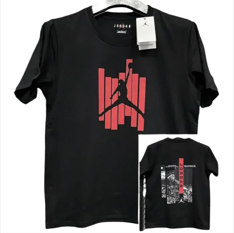 T282 Jordan Black High Quality Casual T-Shirt