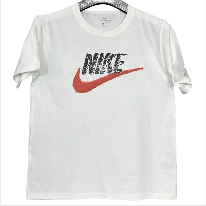 T254 NK White High Quality Casual T-Shirt