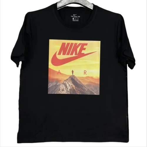 T257 NK Black High Quality Casual T-Shirt