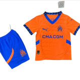 24-25 Marseille Third Kids Soccer Jersey