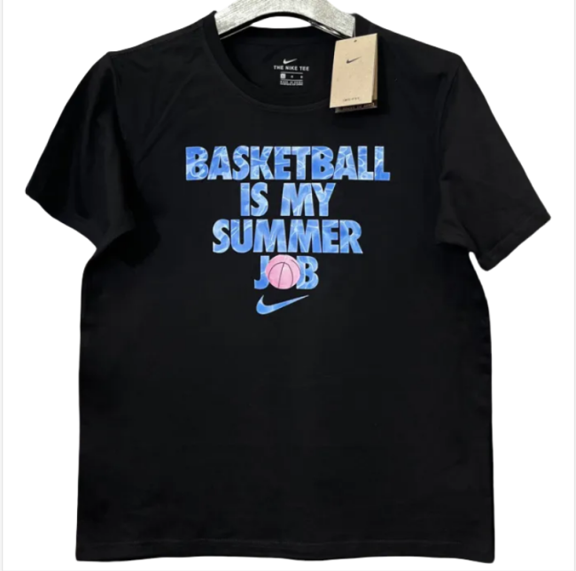 T208 NK Black High Quality Casual T-Shirt