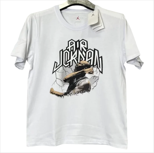 T281 Jordan White High Quality Casual T-Shirt