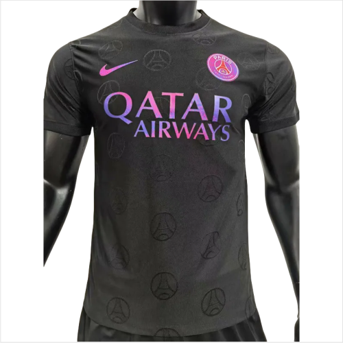 24-25 PSG Black Casual style Player Version Training shirts
