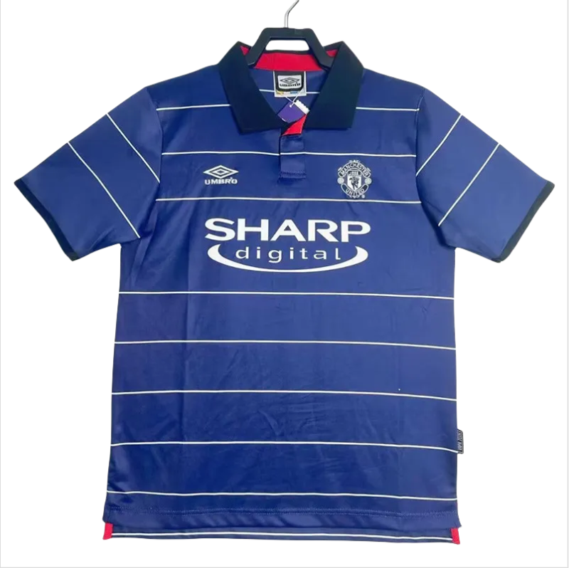 1999-2000 Man Utd Away Retro Soccer Jersey