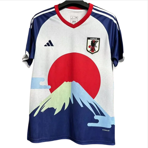 24-25 Japan White Blue Special Edition Fans Training Shirts