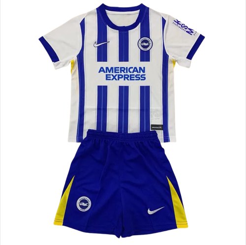 24-25 Brighton Home Kids Soccer Jersey