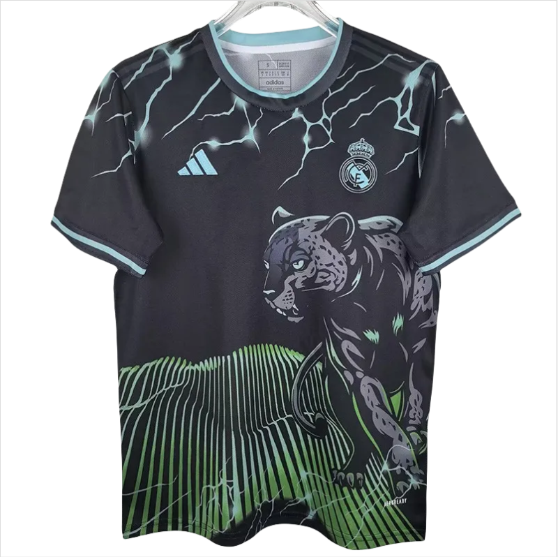 24-25  Real Madrid  Green Special Edition Fans Soccer Jersey