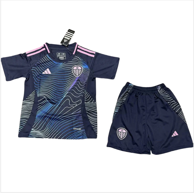 24-25 Leeds United Third Kids Soccer Jersey