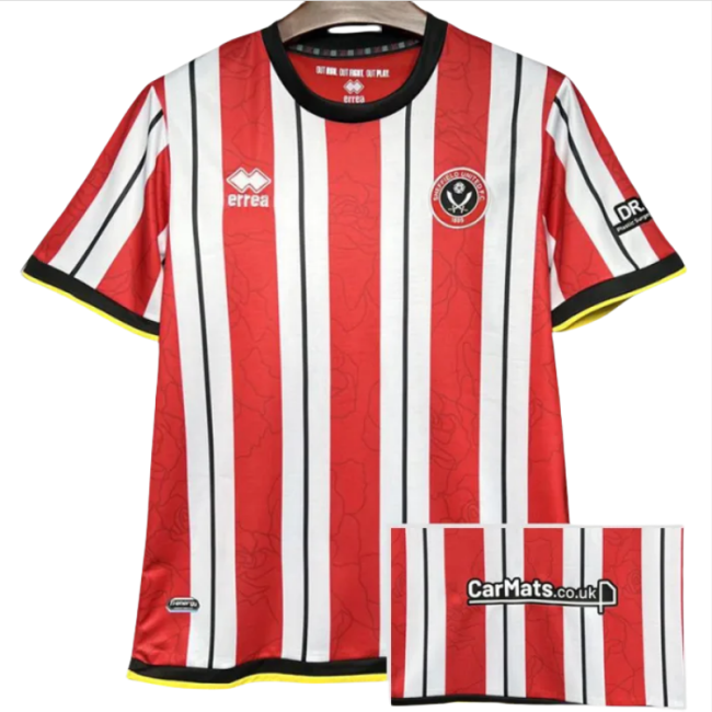 24-25 Sheffield United Home Fans Soccer Jersey