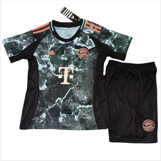 24-25 Bayern Away Kids Soccer Jersey