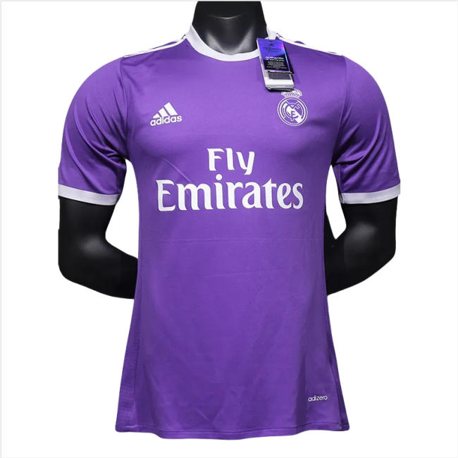 2016-2017 Real Madrid  Away Player Version  Retro Soccer Jersey