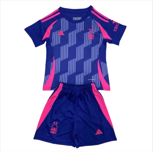 24-25 Nottingham Forest Away Kids Soccer Jersey
