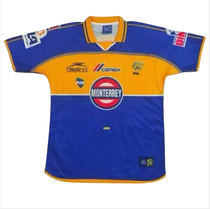 2001-2002 Tigres UANL Away Retro Soccer Jersey