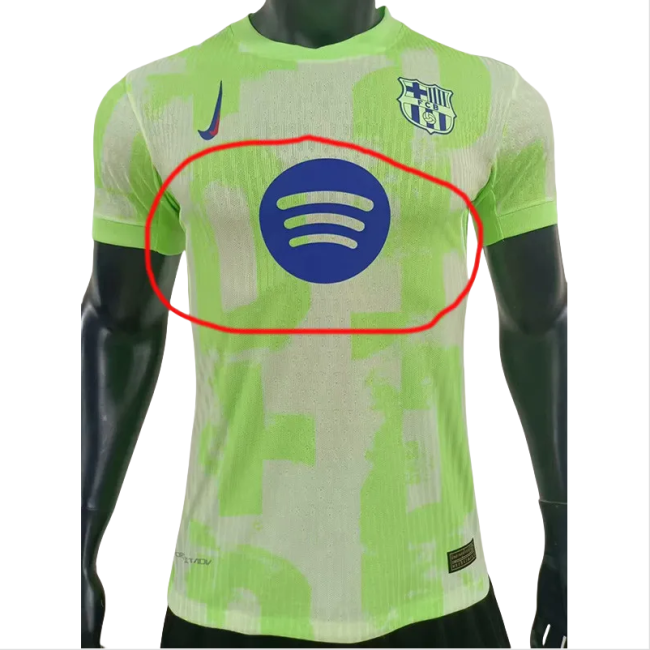 24-25  Mens Barcelona  Third Player Version Soccer Jersey