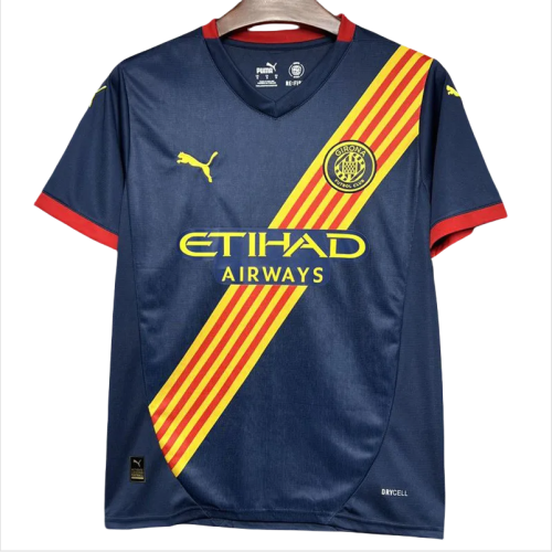 24-25 Girona Away Fans Soccer Jersey