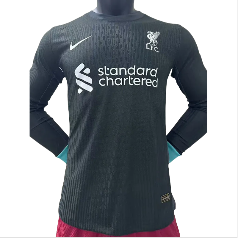 24-25 LIV Away Long Sleeve Player Version Soccer Jersey