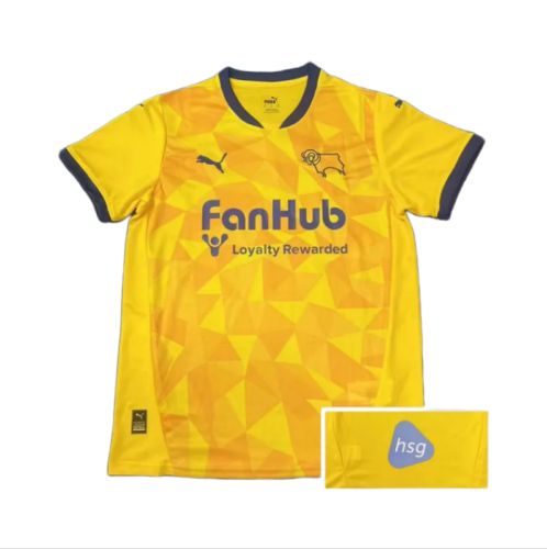 24-25 Derby County Third Fans Soccer Jersey
