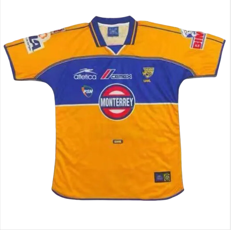 2001-2002 Tigres UANL Home Retro Soccer Jersey