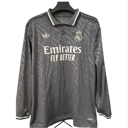 24-25 Real Madrid Third Long Sleeve Soccer Jersey