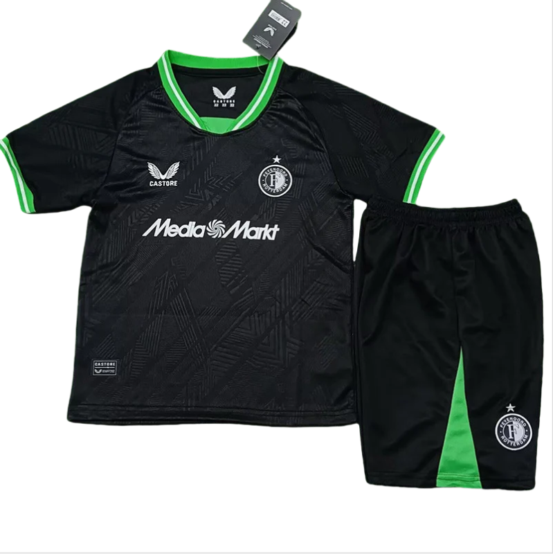 24-25 Feyenoord Away Kids Soccer Jersey