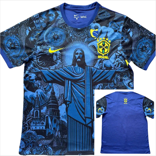 24-25 Brazil Blue Special Edition Fans Soccer Jersey
