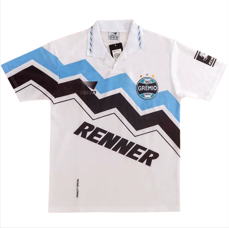 1995-1996 Gremio Away Retro Soccer Jersey