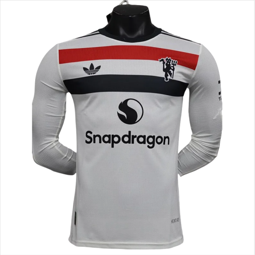 24-25 Man Utd Third Long Sleeve Player Version Soccer Jersey