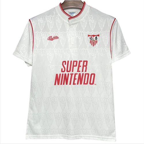 1991-1992 Sevilla Home Retro Soccer Jersey