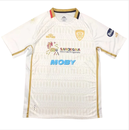 24-25 Cagliari Away Fans Soccer Jersey