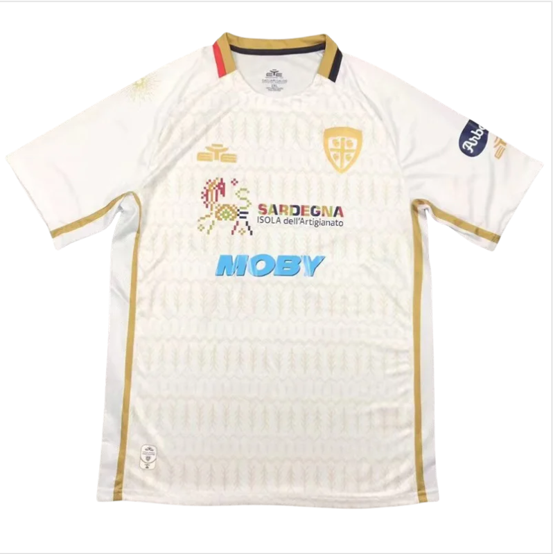 24-25 Cagliari Away Fans Soccer Jersey