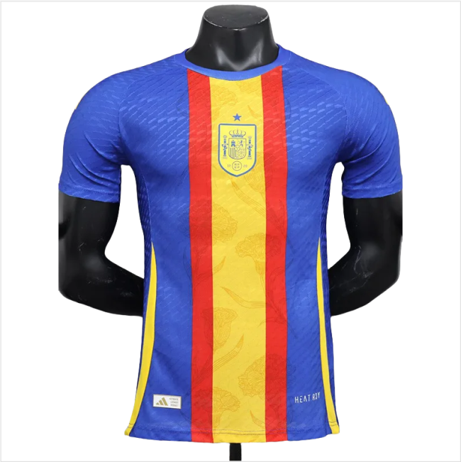 24-25 Spain Blue Player Version Training shirts