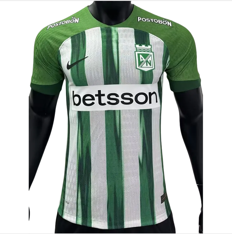 24-25 Atletico Nacional Home Player Version Soccer Jersey