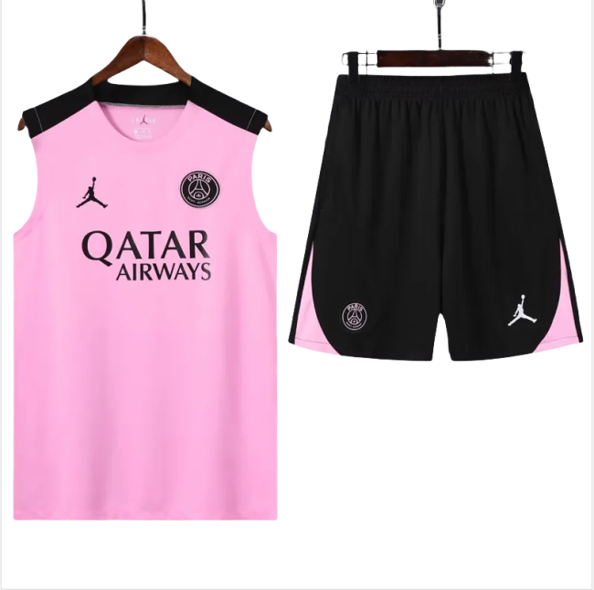 24-25 PSG Pink Vest Short traning suit