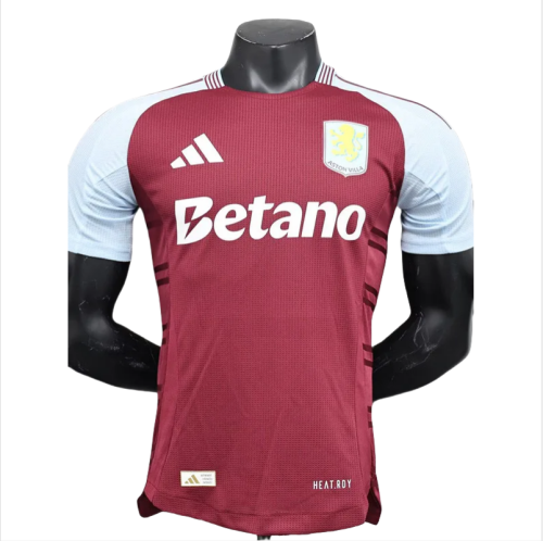24-25 Aston Villa Home Player Version Soccer Jersey