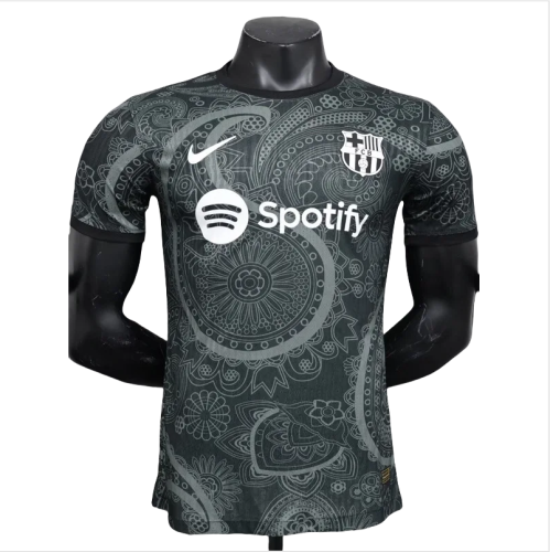 2024  Mens Barcelona Black Special Edition Player Version Training Shirts