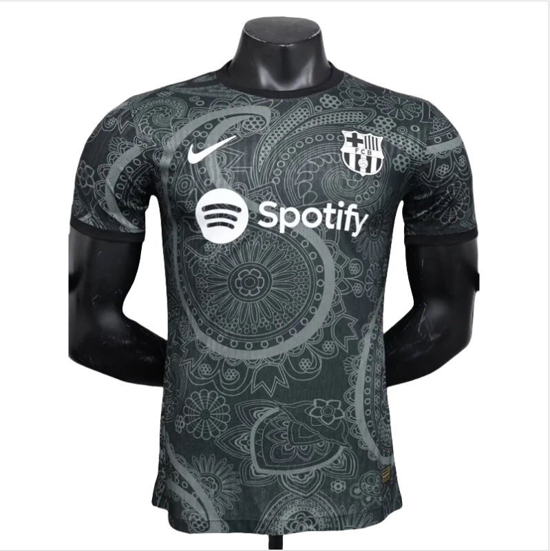 2024  Mens Barcelona Black Special Edition Player Version Training Shirts