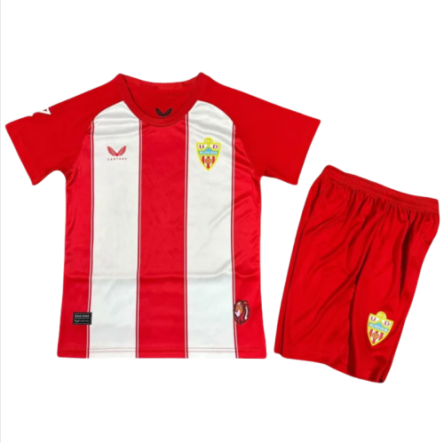 24-25 UD Almeria Home Kids Soccer Jersey