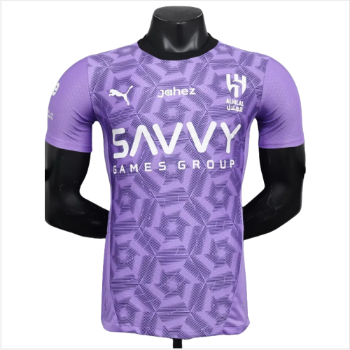 24-25 Al-Hilal Third Player Version Soccer Jersey