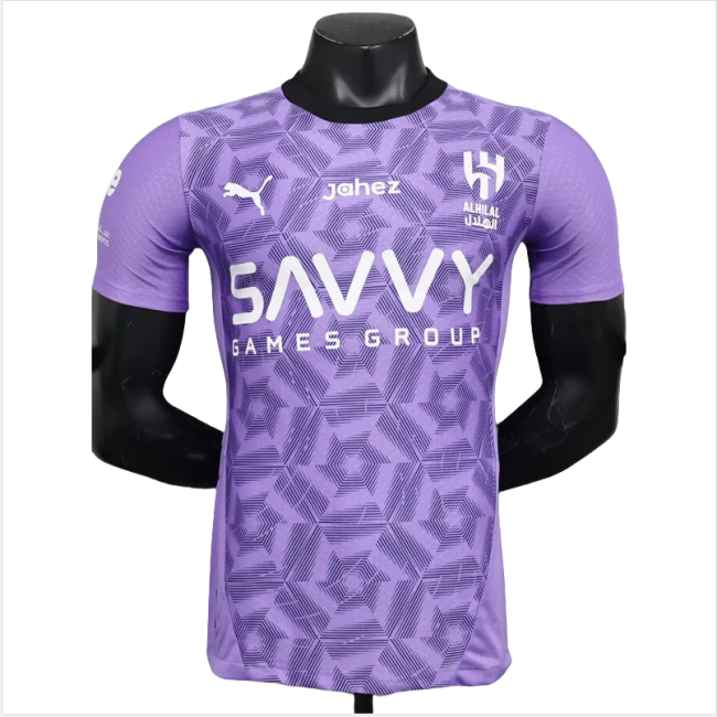 24-25 Al-Hilal Third Player Version Soccer Jersey